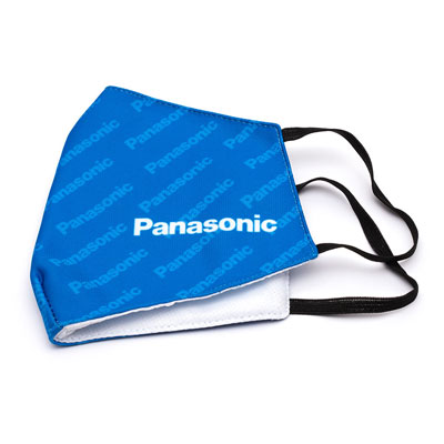 Lanyards Perú, mascarilla personalizada y sublimada de 3 capas Panasonic