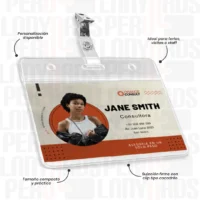 CREDENCIAL PEQUEÑO CON CLIP COCODRILO