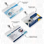 CREDENCIAL PEQUEÑO CON CLIP COCODRILO - Imagen 2