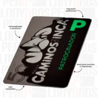 CREDENCIAL PVC TIPO PRENSA