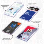 FOTOCHECK DE PVC CON PORTA FOTOCHECK - Imagen 2