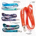 LANYARD CON ARNES PLATA 2CM - Imagen 3