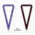 LANYARD CON ARNES PLATA 2CM - Imagen 4