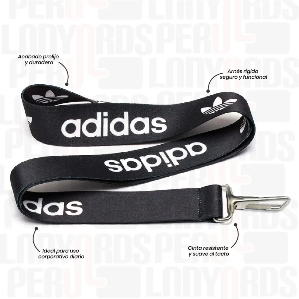 LANYARD CON ARNES RIGIDO 2.5CM