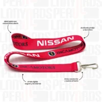 LANYARD CON ARNES RIGIDO 2CM