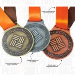LANYARD CON MEDALLA ZAMAK 2.5CM - Imagen 2
