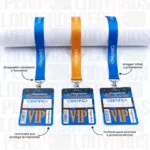 LANYARD CON MOSQUETON CON CREDENCIAL COUCHE LAMINADA - Imagen 2