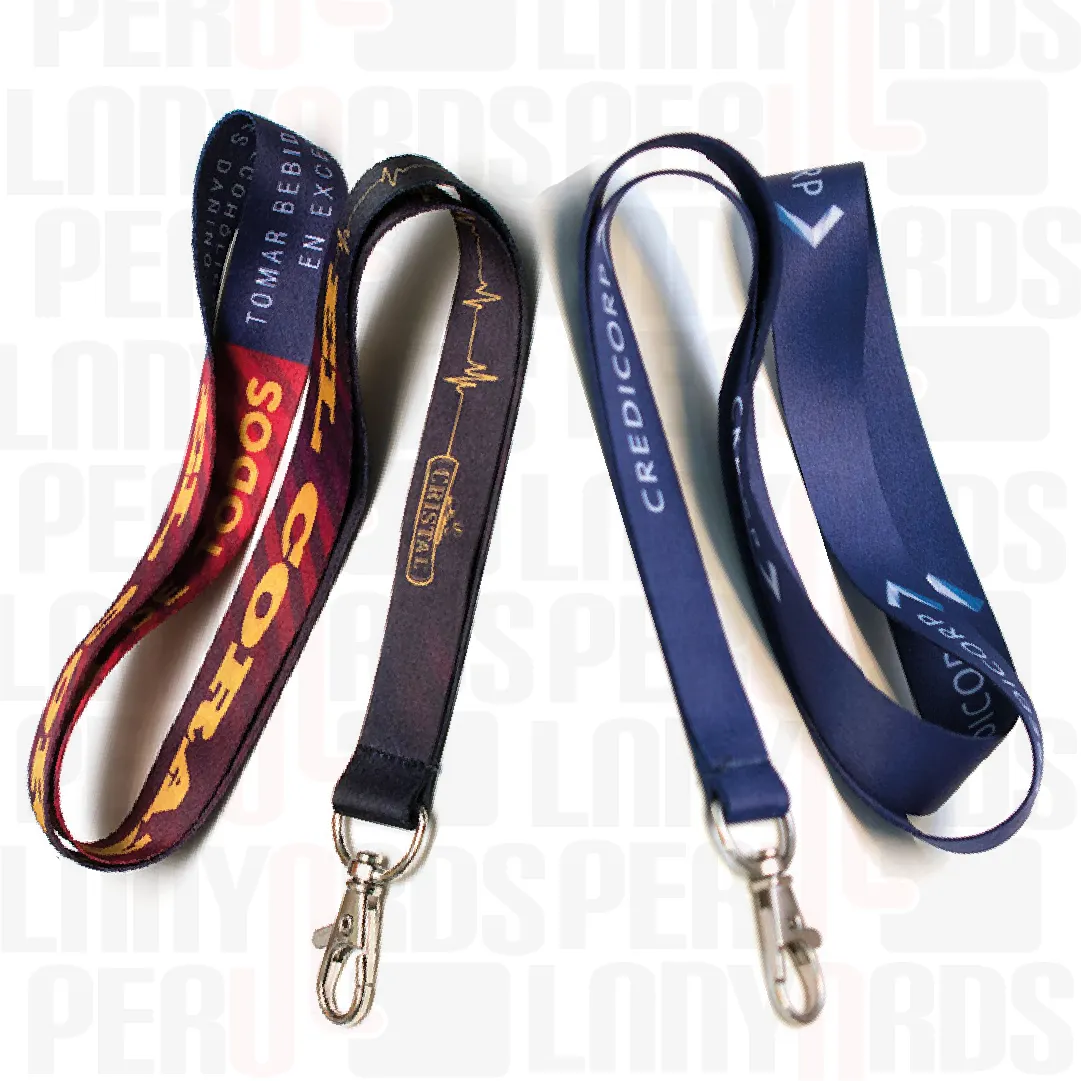 LANYARD CON MOSQUETON GIRATORIO 2CM - Imagen 4