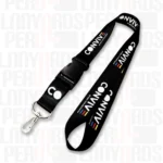 LANYARD CON TIP TOP IMPORTADO CON ARNES PLATA 2.5CM - Imagen 2