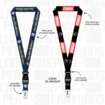 LANYARD CON TIP TOP IMPORTADO Y MOSQUETON GIRATORIO 2.5CM - Imagen 3