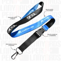 LANYARD CON TIP TOP PLATA CON ARNES PLATA