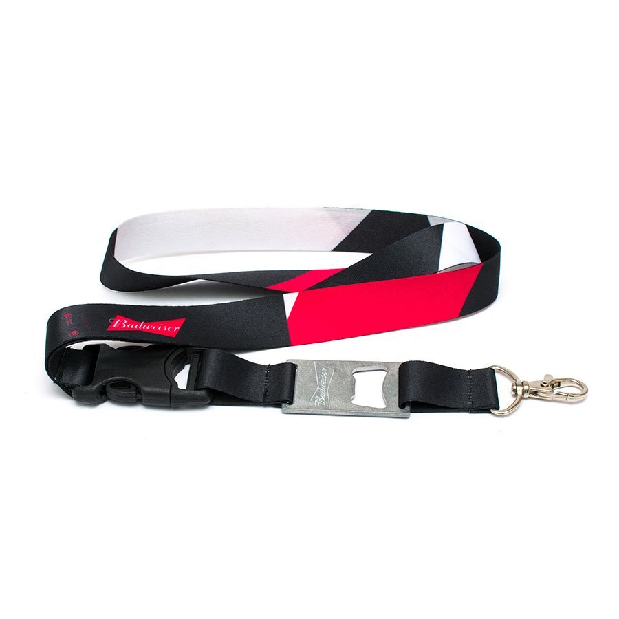 LANYARD DESTAPADOR NIQUELADO CON ARNES PLATA Y TIP TOP PLANO IMPORTADO 2CM - Imagen 4