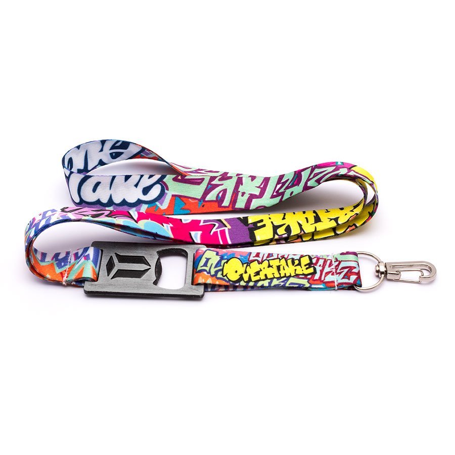 LANYARD DESTAPADOR ZAMAK BAJO RELIEVE CON ARNES METALICO PLATA 2.5CM - Imagen 2