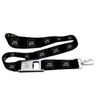 LANYARD DESTAPADOR ZAMAK BAJO RELIEVE CON ARNES METALICO PLATA 2CM