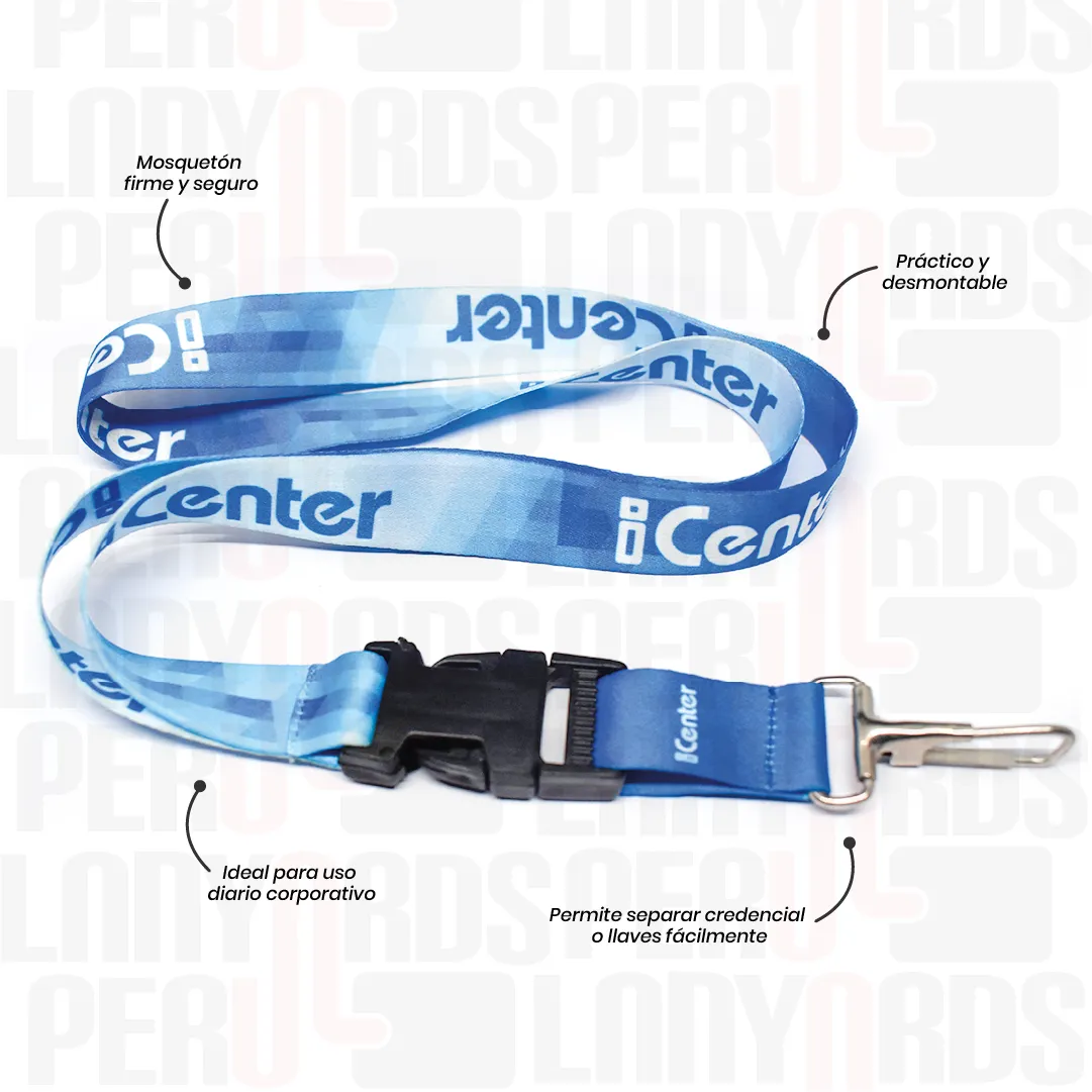 LANYARD TIP TOP NACIONAL ARNES RIGIDO 2CM