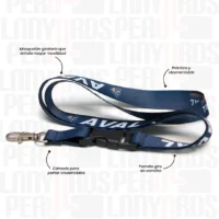 LANYARD TIP TOP NACIONAL MOSQUETON GIRATORIO 2.5CM