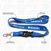 LANYARD TIP TOP NACIONAL MOSQUETON GIRATORIO 2CM