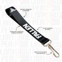 LLAVERO LANYARD CON ARNES RIGIDO 2.5CM
