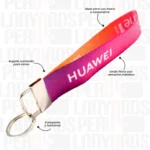 LLAVERO LANYARD CON REMACHE Y ARGOLLA 2.5CM - Imagen 2