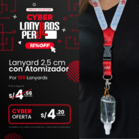 Lanyard Atomizador 2.5 cm Personalizado - Promoción 3