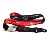 Lanyard Destapador Niquelado con Arnés Táctico Pesado de 2.5 cm