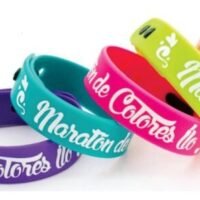Pulsera de Goma con Broche Impresa