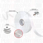 ROLLO DE CINTA SATINADA 2CM PARA SUBLIMAR - Imagen 2