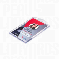 Fotocheck con Portafotocheck Transparente