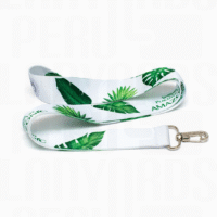 Lanyard Arnés Metalico Plata Premium 2.5 cm