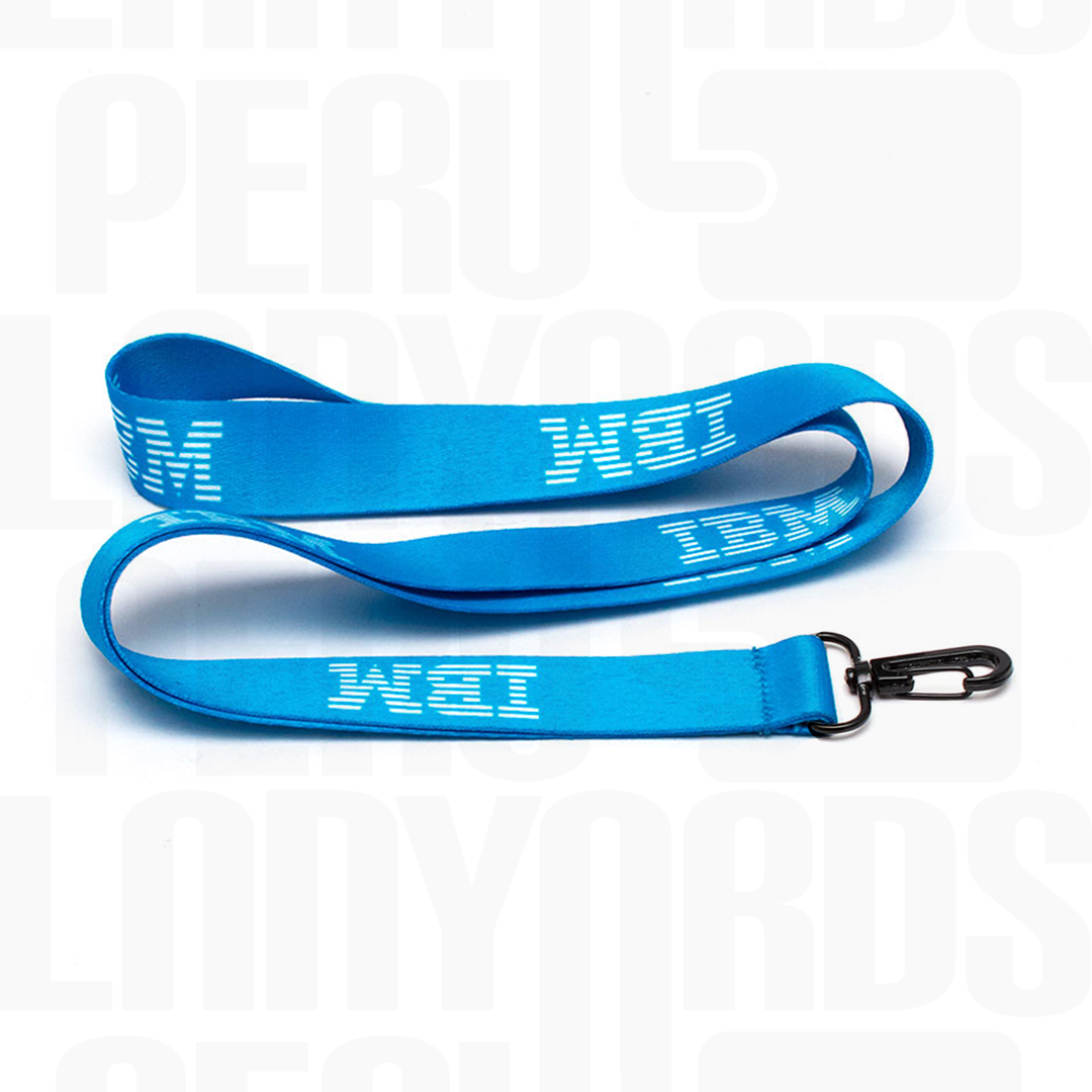 Lanyard Arnés Metalico Plata Premium 2.5 cm - Imagen 3