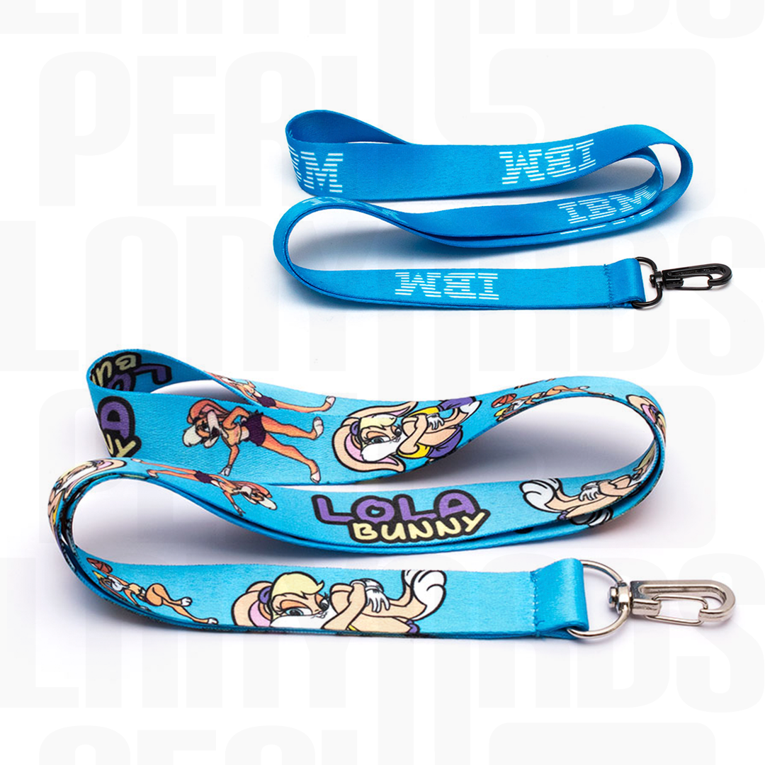 Lanyard Arnés Metalico Plata Premium 2.5 cm - Imagen 5