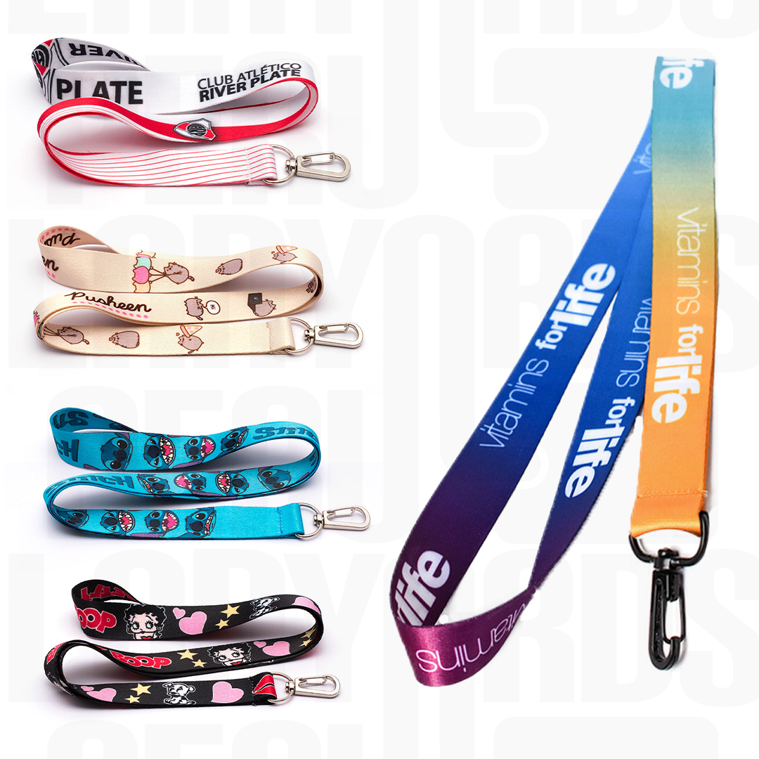 Lanyard Arnés Metalico Plata Premium 2.5 cm - Imagen 6