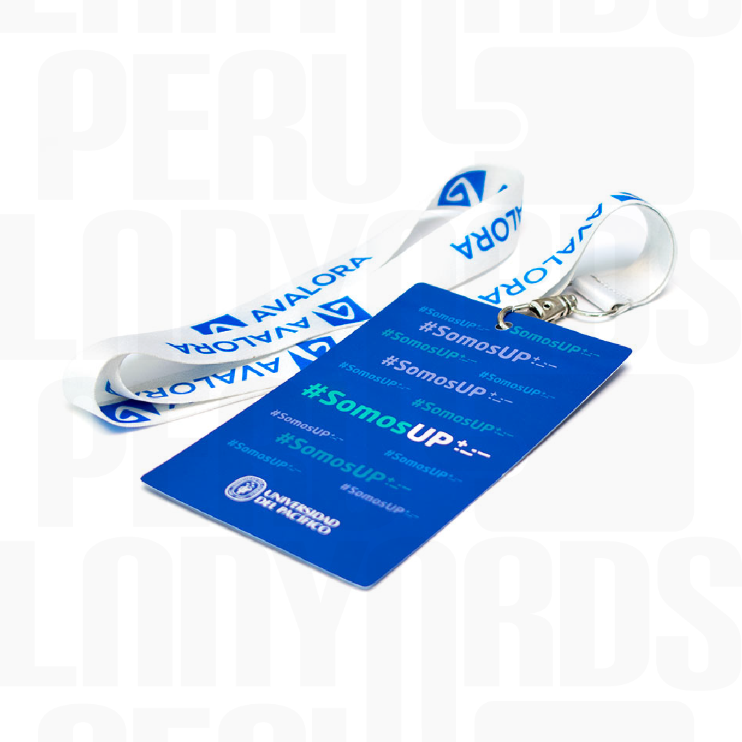 Lanyard Credencial PVC Duro (Polietileno) con Mosquetón Giratorio Premium - Imagen 2
