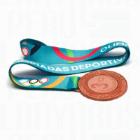 Lanyard con Medalla Personalizada para Conmemoraciones