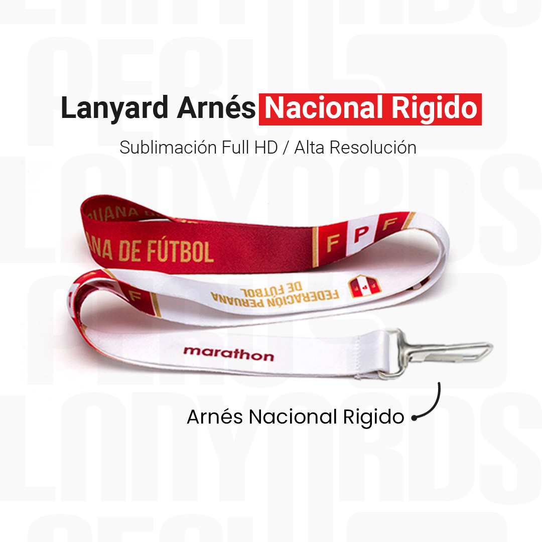 Lanyard Arnés Nacional Rigido 2 cm - Imagen 7