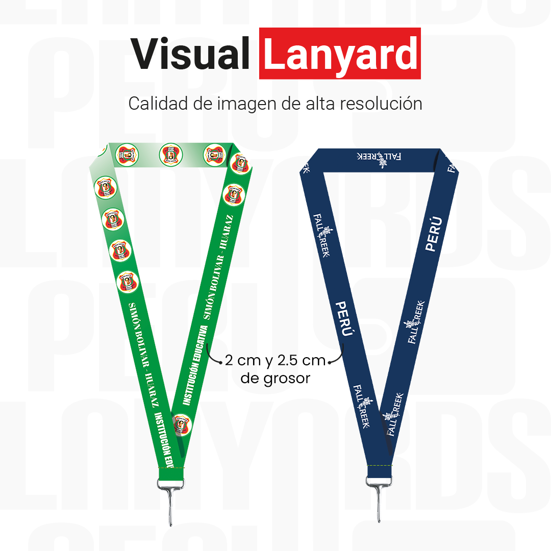 Lanyard Arnés Nacional Rigido 2 cm - Imagen 8