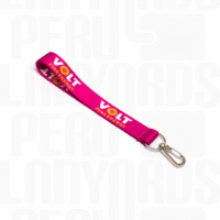 Lanyard Llavero Arnés Metalico Plata Premium