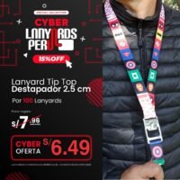 Lanyard Tip Top Destapador 2.5 cm Personalizado - Promocion 2