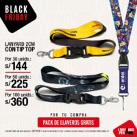 Lanyard Personalizado 2cm con Tip Top - Promoción 1