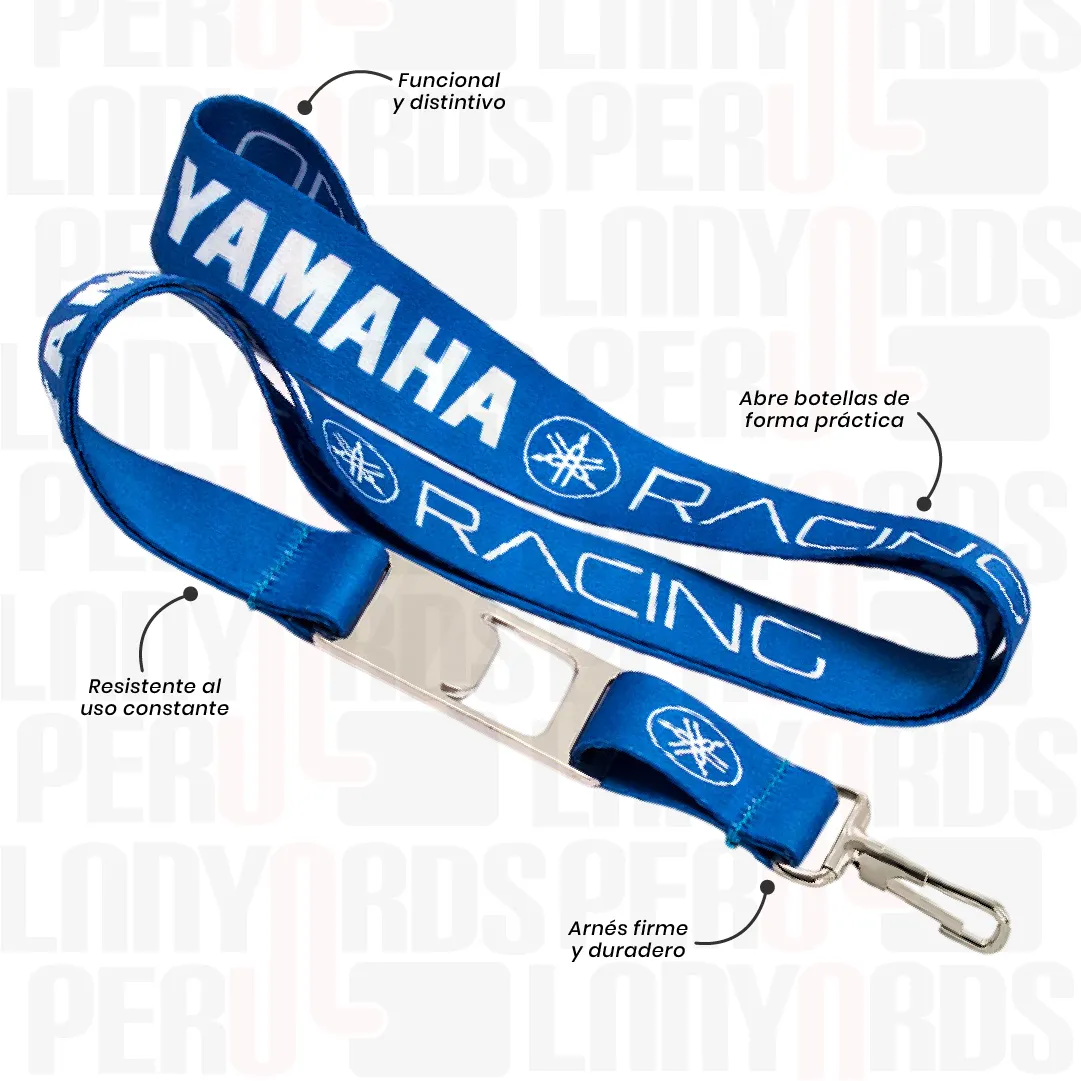 LANYARD CON DESTAPADOR Y MOSQUETON RIGIDO 2.5CM