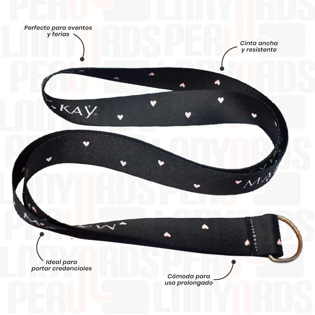 LANYARD CON MEDIA LUNA 2.5CM