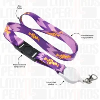 LANYARD CON TIP TOP GIRATORIO Y YOYO 2CM