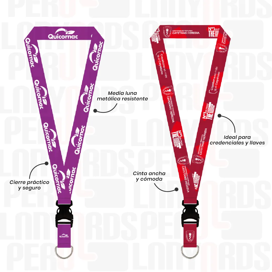 LANYARD CON TIP TOP PLANO NACIONAL Y MEDIA LUNA 2.5CM - Imagen 2