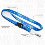 LANYARD CON TIP TOP NACIONAL Y YOYO 2CM