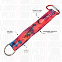 LLAVERO LANAYRD CON CARABINERO Y MEDIA LUNA 2CM