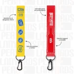 LLAVERO LANYARD CON ARNES NEGRO 2CM - Imagen 2