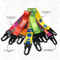 LLAVERO LANYARD CON ARNES TACTICO 2.5CM