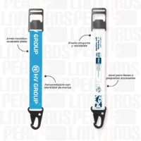 LLAVERO LANYARD CON DESTAPADOR Y ARNES TACTICO 2.5CM