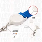 YOYO PARA LANYARD BLANCO 2CM - Imagen 2