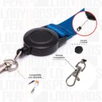 YOYO PARA LANYARD NEGRO 2CM - Imagen 2